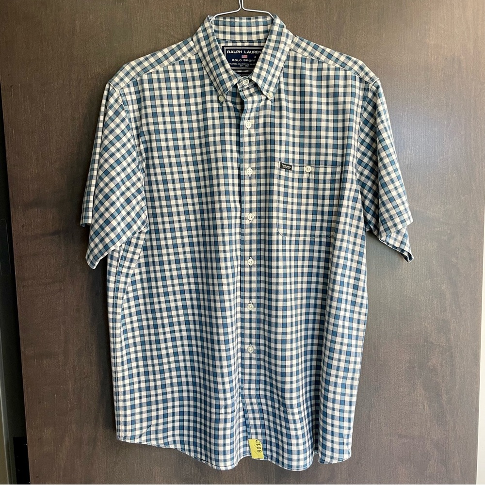 Mens Polo Ralph Lauren Short Sleeve Button Down Shirt